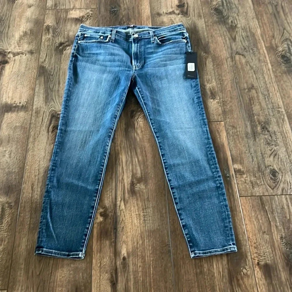 NWT Edwin Pixie 9” Mid Rise Skinny Jeans Color Nevermind Size 34 Anthropology - Picture 14 of 16
